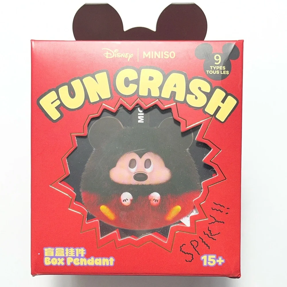 Disney Miniso Fun Crash Mickey Blind Box Plush Pendant - Wealthy Mickey - Picture 2 of 8